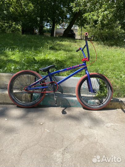 Велосипед трюковой Tech Team Mack 20'' BMX (синий)