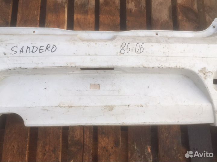 Бампер задний renault sandero