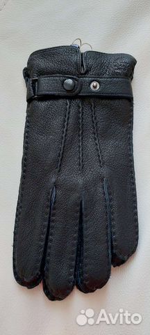 Мужские перчатки из кожи оленя отличного качества
