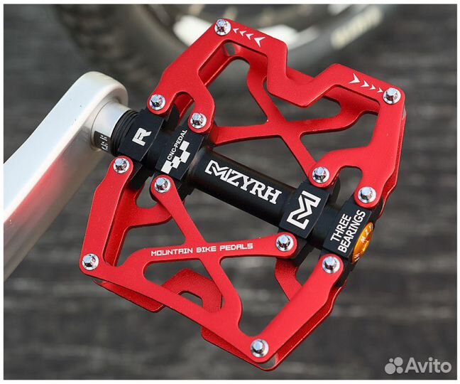 Педали mzyrh MZ-Y06 красные