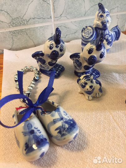 Фигурки. СССР. Гжель