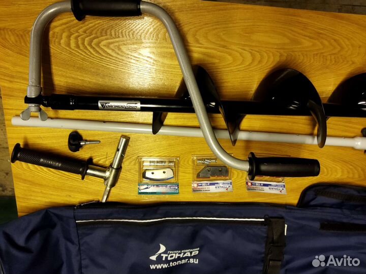 Комплект для зимней рыбалки ледобур Торнадо