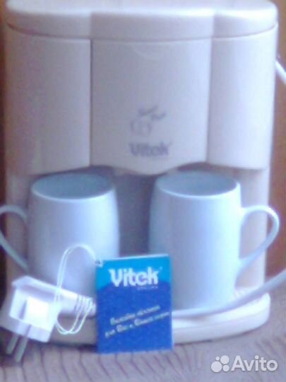 Новая эл. кофеварка Vitek и эл.чайник б/у