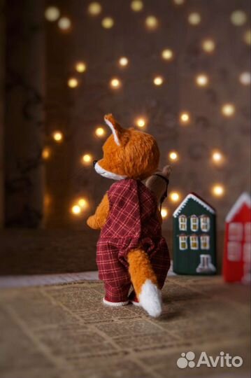 Игрушка тедди лисёнок на заказ