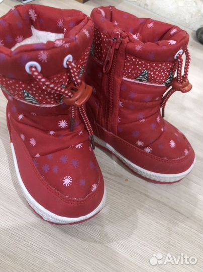 Сноубутсы 22 дутики детские