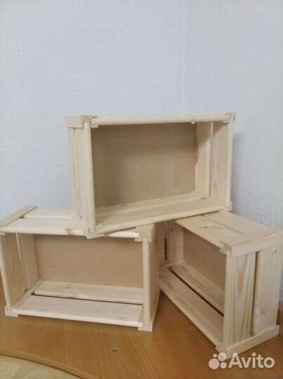 Ящик деревянный для подарков и хранения вещей