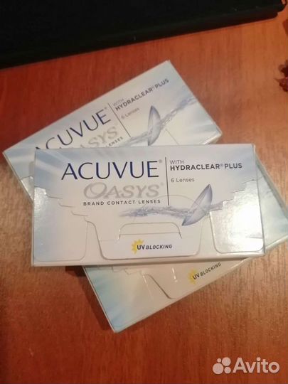 Линзы контактные acuvue oasys двухнедельные