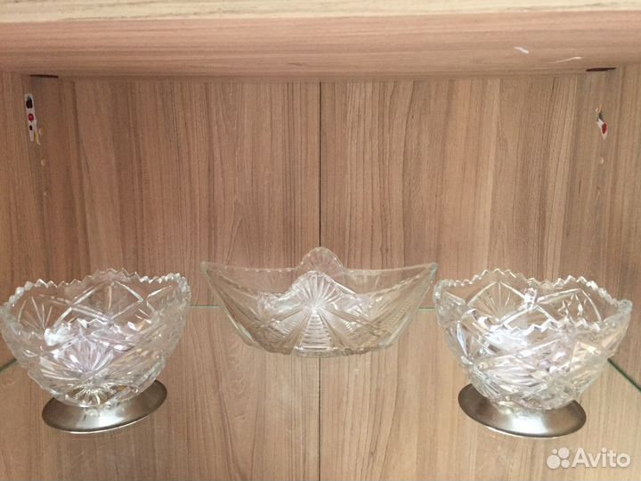 Вазы хрустальные