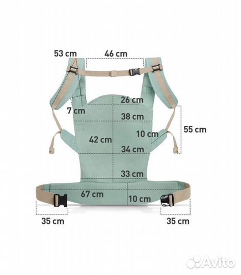 Эргорюкзак киндеркрафт кенгуру, новый kinderkraft