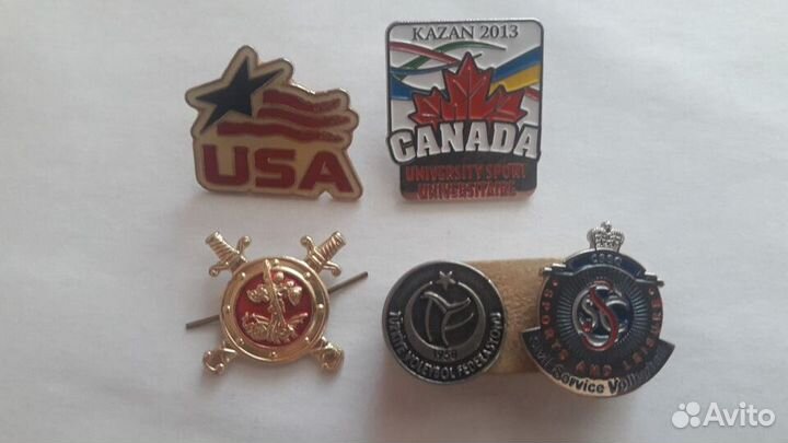 Значки Универсиада-2013 и другие из СССР 27 шт