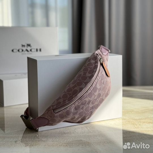 Сумка coach новая бананка