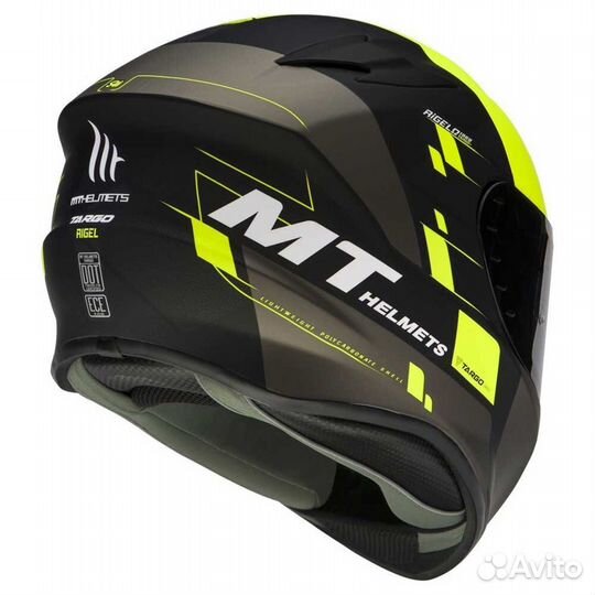 MT helmets Targo Rigel Full Face Helmet Matt Fluor