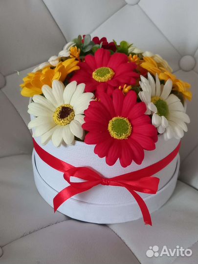 Букет цветов из мыла