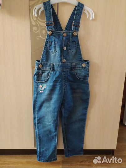 Джинсовые комбин-ны и сарафаны для девочки 92-104