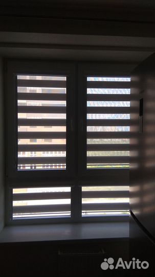 Рулонные шторы на окна день ночь персия бежевый