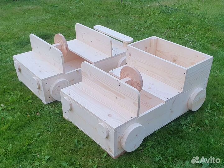 Деревянная машинка пикап