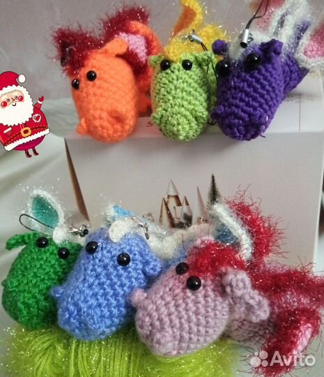 Дракон брелок новый год