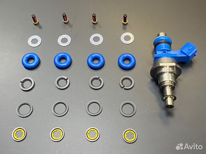 NEW NEW Полный Ремкомплект на 4 инжектора (LFV#/L3