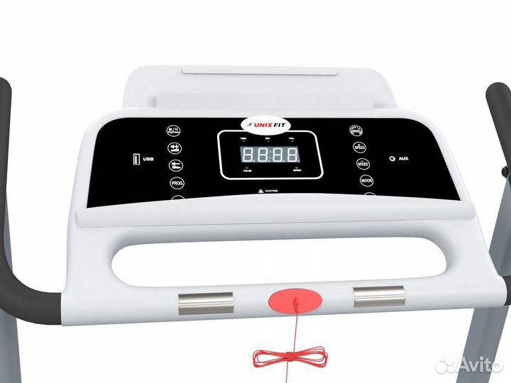 Беговая дорожка Unixfit ST-560E White + коврик