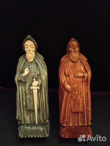 Фигурки из дерева свят. прп. Илии Муромца