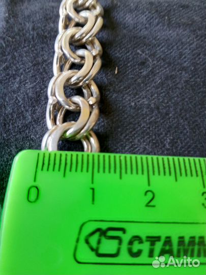 Цепь серебряная Бисмарк (925)