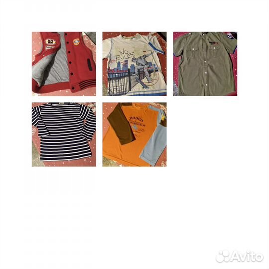 Пакет вещей на мальчика 8-10 лет