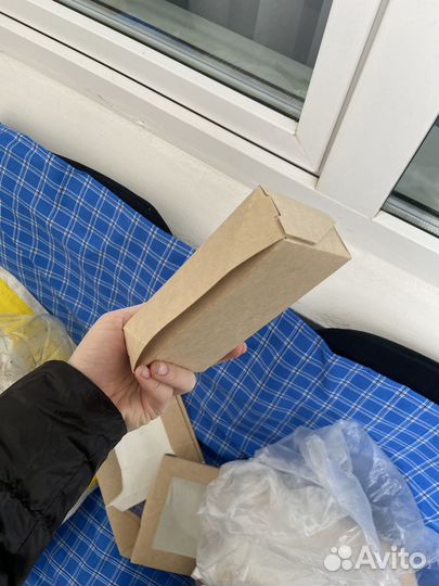 Крафт коробки с окошком