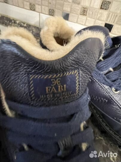 Кроссовки теплые мужские