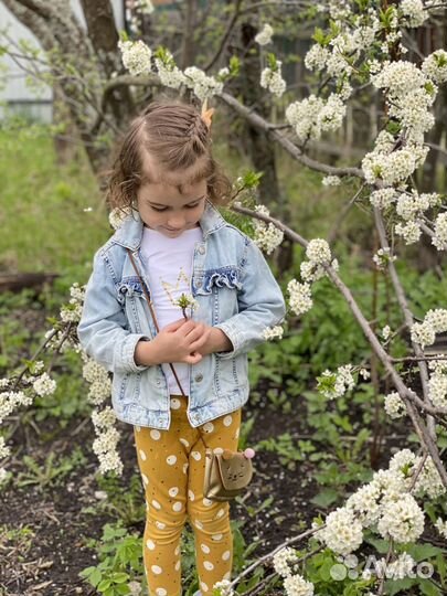 Джинсовка hm детская и легенсы zara