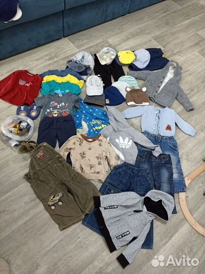 Вещи пакетом на мальчика 74 80