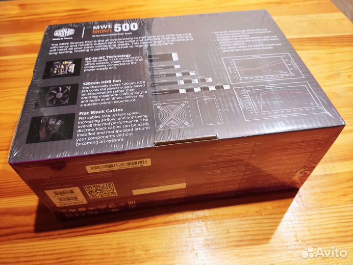 Блок питания Cooler Master 500W MWE Bronze V2 новы