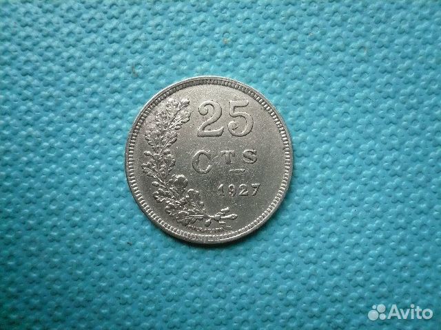 Люксембург. 25 сантимов 1927 год