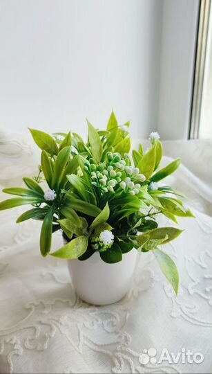 Букет из искусственной зелени