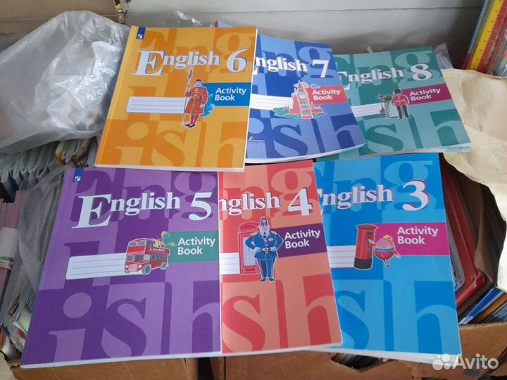 Учебники и рабочие тетради английский Кузовлев