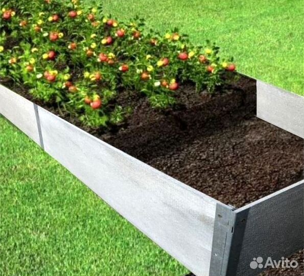 Шифер плоский для грядок