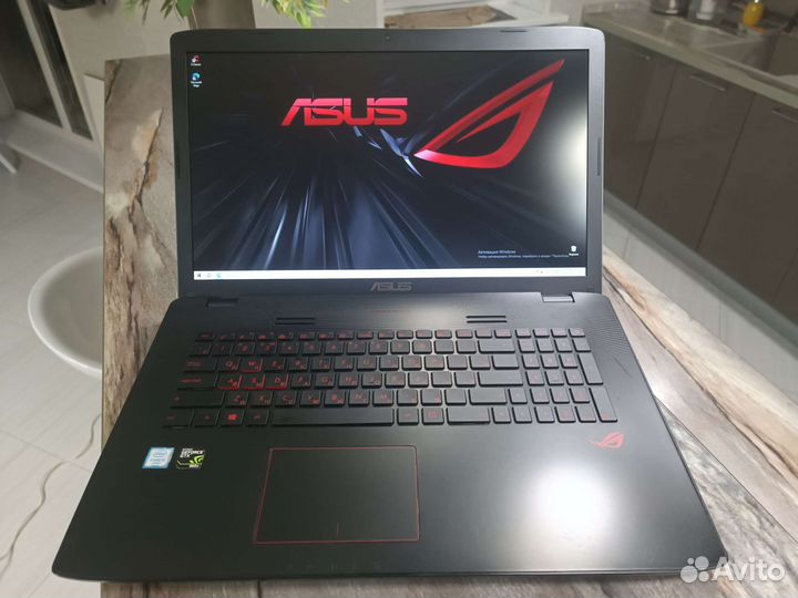 Игровой ноутбук asus 17.3
