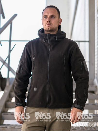 Кофта флисовая с капюшоном разные цвета