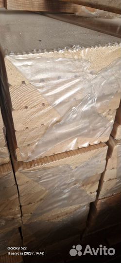 Палубная доска (глаткая)(вилвет)из лиственницы 67