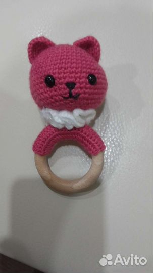 Кот погремушка. Ручная работа