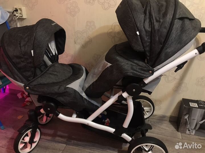 Коляска 2 в 1 aroteam twinat