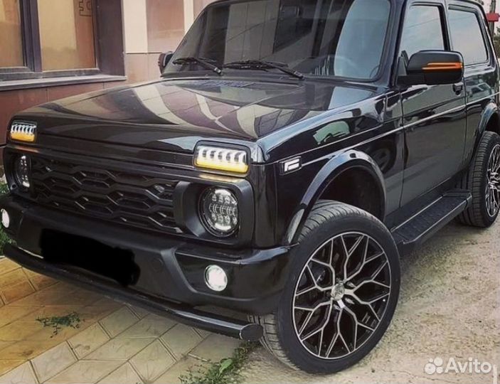 Труба защитная под передний бампер Урбан, черная м