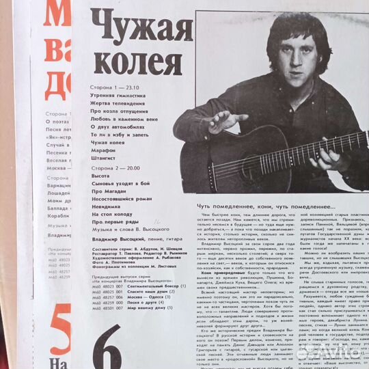 Виниловые пластинки высоцкого