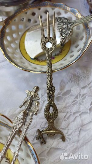 Набор десертных ложек, Италия, винтаж