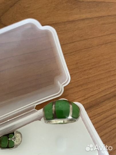 Комплект украшений из серебра