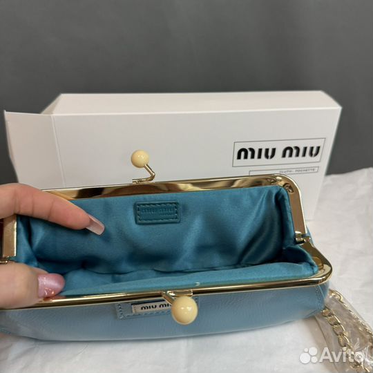 Косметичка клатч сумка Miu Miu