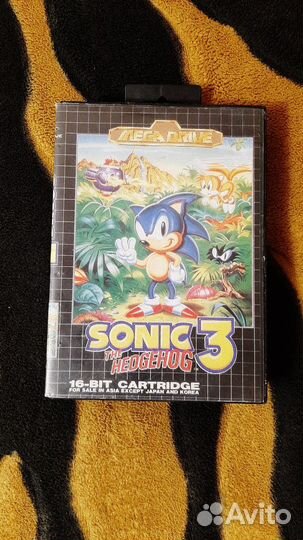 Оригинальный пустой бокс для Sega