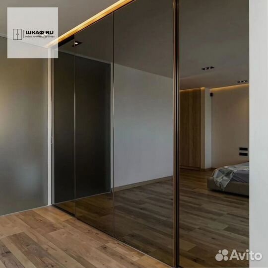 Шкаф распашной с фрезеровкой