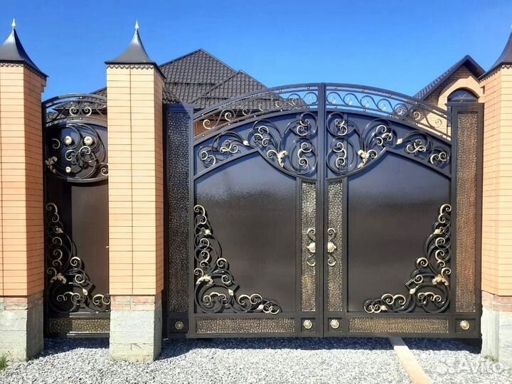 Ворота кованые