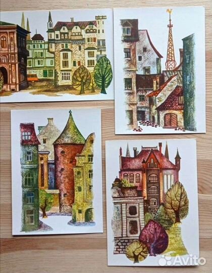 Рига, Латвия. Художник Ванин 1970е годы