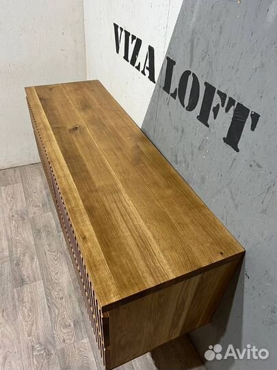 Тумба с рифленым фасадом